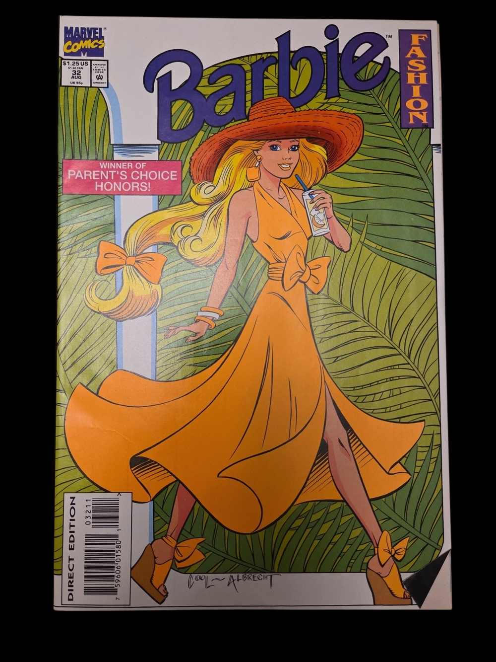 1993 Barbie Fashion Marvel Comics Volume #1 Issue #32 Comic Book